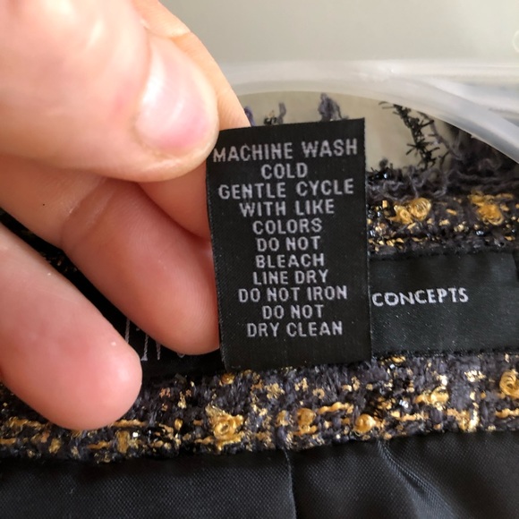 INC | Tweed Eyelash Cropped Jacket - Picture 3 of 5